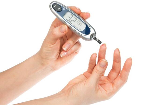 Indicatori di zucchero nel sangue con diabete